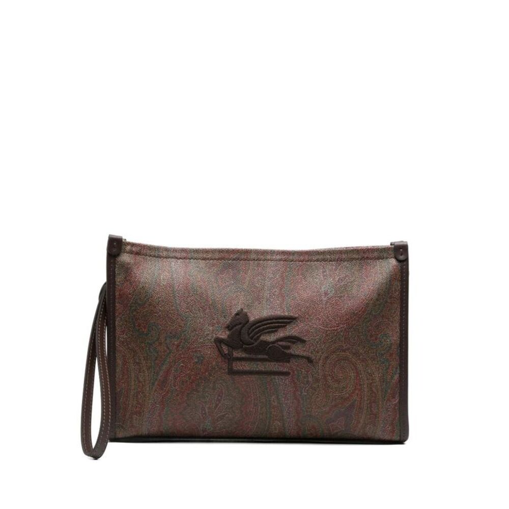 Etro Men Paisley Print Pouch